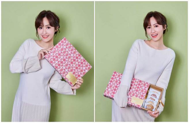 吴姗儒的西式喜饼曝光。（容易文创提供）