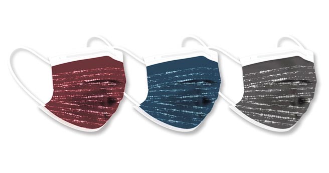 PORTER INTERNATIONAL和天天联名口罩，限量三色只送不卖。图／业者提供