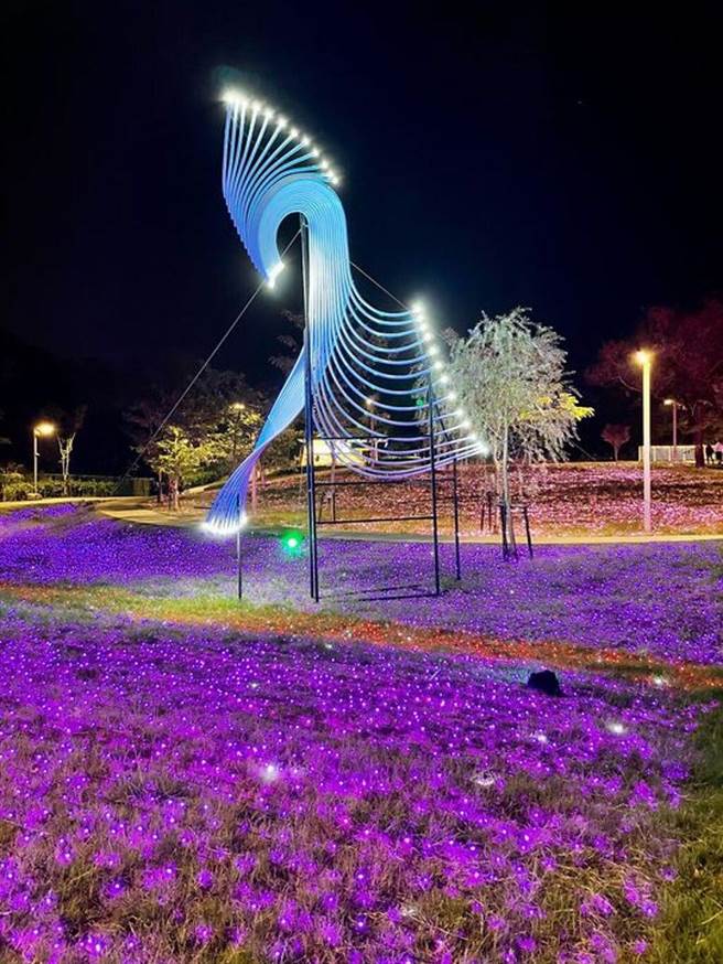 ▲县民公园灯区_启航。　图：屏东县政府传播暨国际事务处／提供