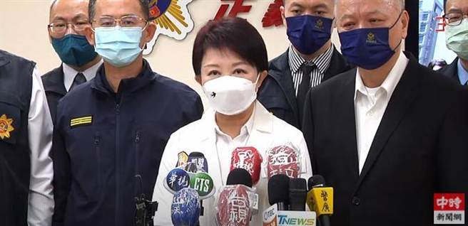台中市长卢秀燕。（取自中时新闻网影片）