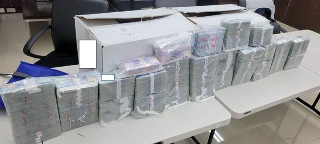 桥头地检署指挥廉政署等单位搜索中油炼制事业部执行长徐汉的办公室，起出现金2700万元。（翻摄照片／林瑞益高雄传真）