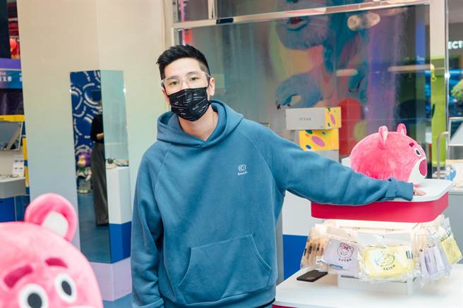 陈锐在台北信义区打造皮克斯毛朋友系列快闪店。（KlassiC.提供）
