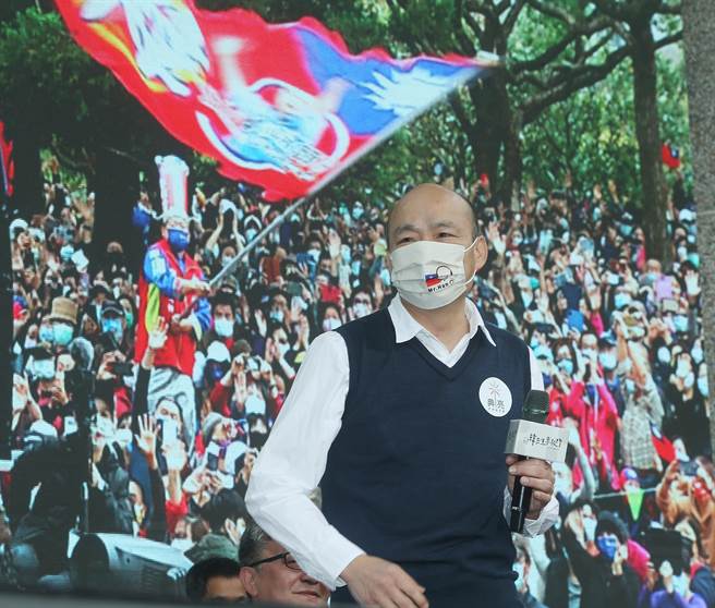 前高雄市長韓國瑜今接受資深媒體人趙少康專訪。（資料照/陳怡誠攝）