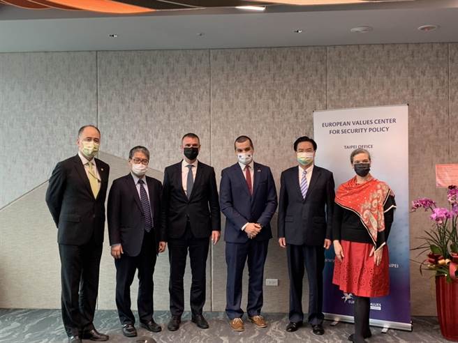 捷克智庫「歐洲價值安全政策中心」（European Values Center for Security Policy，EVC）。(楊孟立攝)