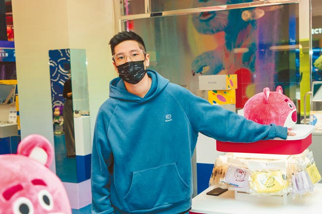 陈锐在台北信义区打造皮克斯毛朋友系列快闪店。（KlassiC.提供）