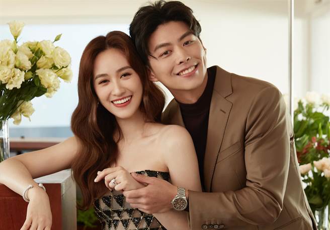 Sandy和王先生今天举行世纪婚礼。（容易文创提供）