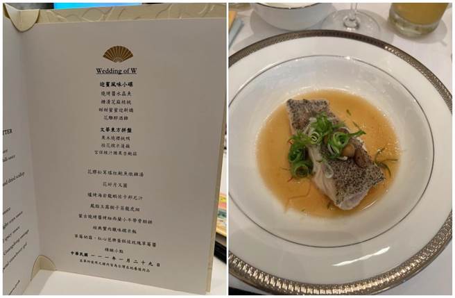 Sandy今席开40桌，菜色丰富。（读者提供） 