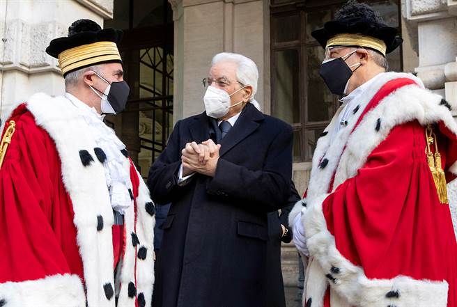 高齡80歲的義大利總統馬達雷拉（Sergio Mattarella）。(圖/路透社) 