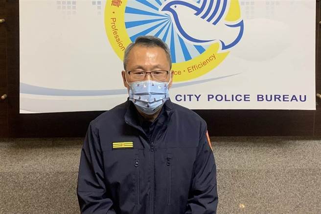 嘉義市警局副局長黃益三在事發後曾出面說明整起事件經過，指事後有民眾檢舉警方吃案未依法偵辦，強調全案已依法函送偵辦，絕無吃案情形。（讀者提供∕呂妍庭嘉義傳真）
