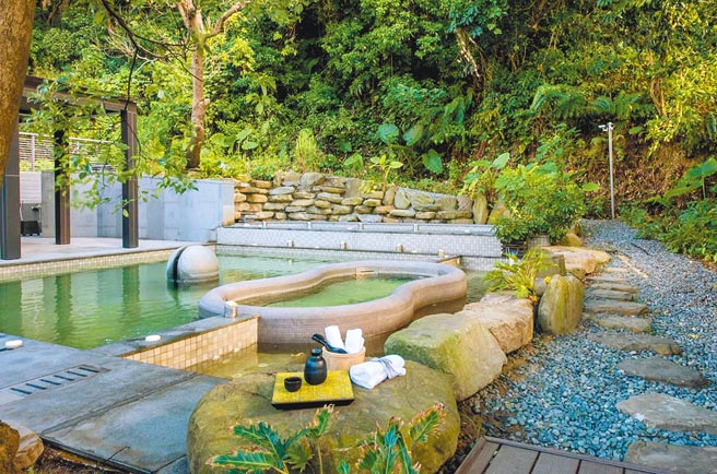 「乡林玉川」是全台唯一拥有青磺泉顶级私人住宅。（乡林提供）