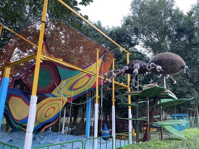 台南山上花园水道博物馆新增捕梦网等新亮点。（台南山上花园水道博物馆提供／曹婷婷台南传真）