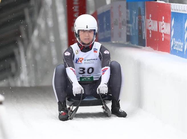 北京冬奥中华队参赛选手林欣蓉。（林欣蓉提供）