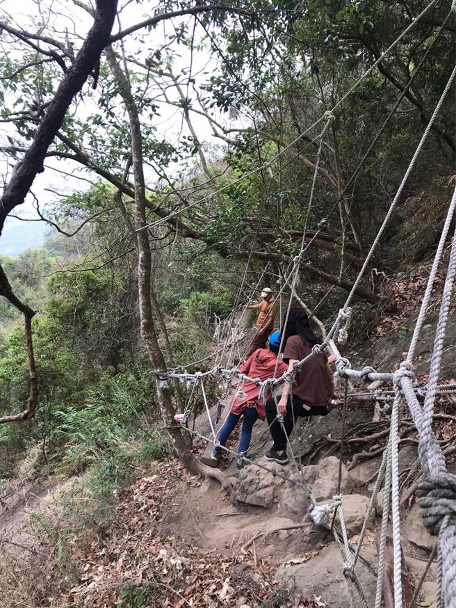台南楠西梅岭有多条登山步道。（台南市农业局提供／刘秀芬台南传真）
