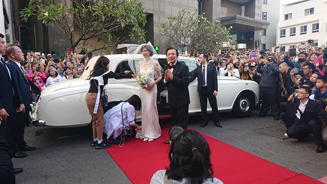 林志玲当年的婚礼仪式选在吴氏宗祠举办。（程炳璋摄）