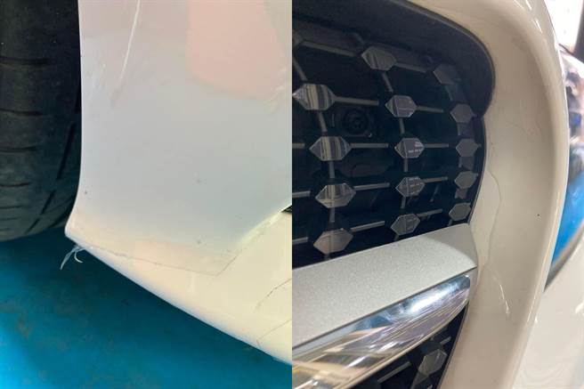 原PO的车体外观多处浮起气泡，边缘的裁切也相当粗糙。（翻摄脸书《爆废公社》）