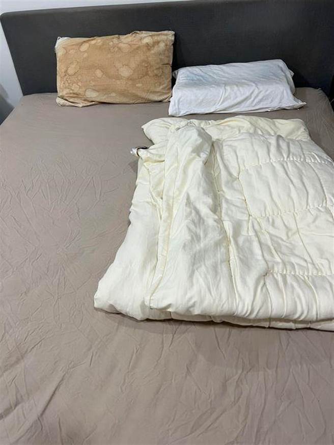 高嘉瑜泄漏双人枕头照  惊见原来是它。摘自高嘉瑜脸书