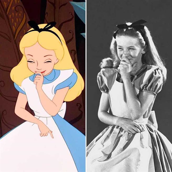 一举一动都由凯瑟琳表演，让动画师绘图（图/Piterest）