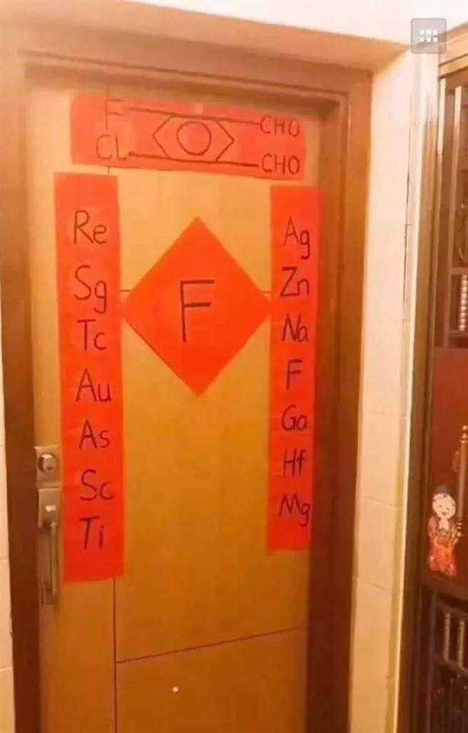 民宅惊现神级密码春联，网民嗨了: 自然组请回答。(翻摄爆废公社公开版)