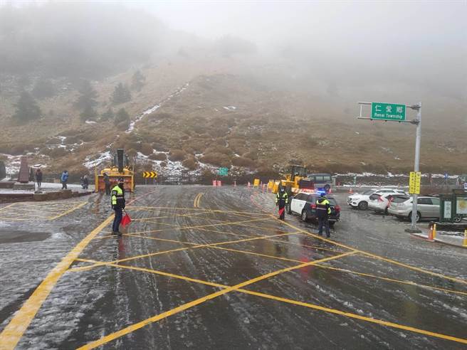 合欢段台14甲、台8线东西向各风景区，目前车流顺畅。（花莲警方提供／罗亦晽花莲传真）