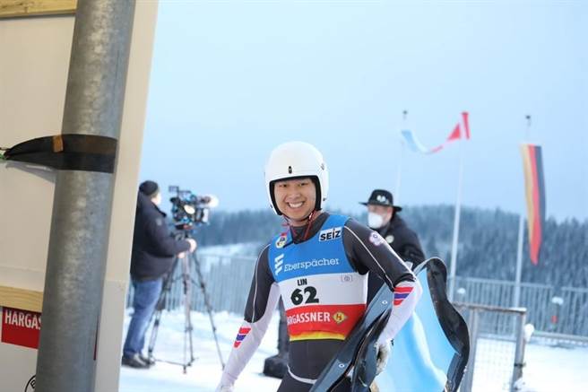 中华队雪橇选手林欣蓉。(取自 林欣蓉 脸书)