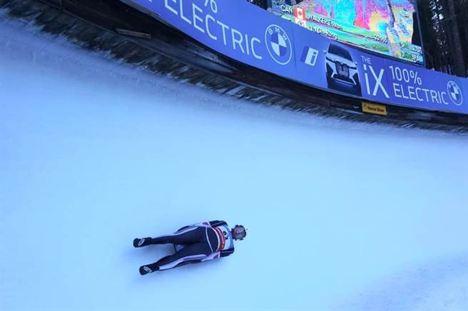 中华队雪橇选手林欣蓉。(取自 林欣蓉 脸书)