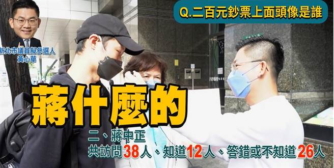 國民黨新北市議員擬參選人黃心華今（4日）公布一支捷運七張站周邊街訪影片。（黃心華提供）