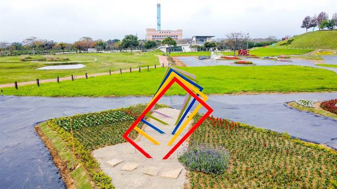 后里环保公园框型廊道。（台中市政府提供）
