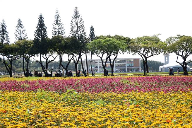 不畏疫情，屏东热带农业博览会开幕至大年初四，入园人次破60万。（谢佳潾摄）