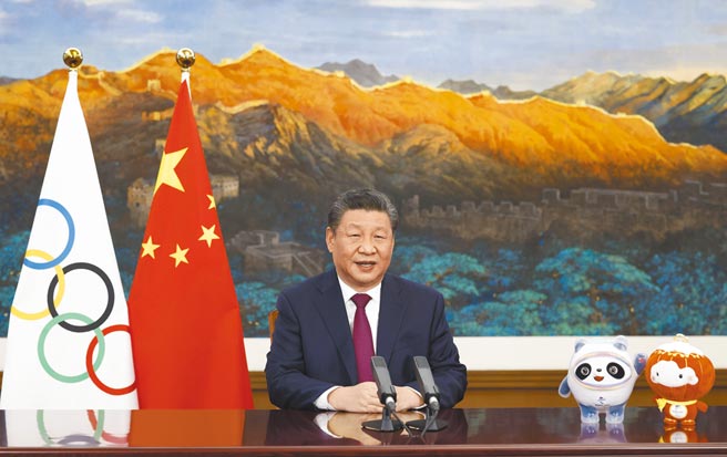 大陆国家主席习近平3日向国际奥委会第139次全会开幕式发表视讯致词。（新华社）