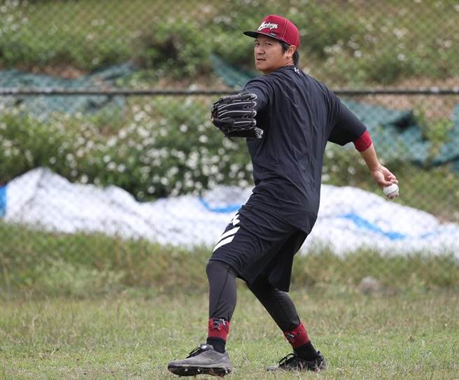 乐天桃猿陈禹勋。（中央社）