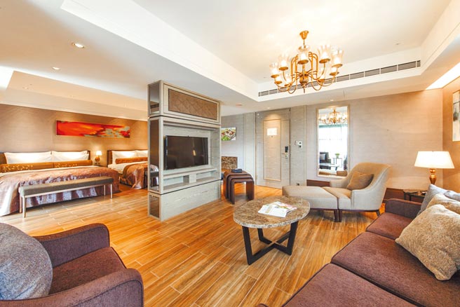 陈升分享旅游私房景点及住宿，图为花莲瑞穗天合国际观光酒店「庄园温馨家庭房」。（资料照片）