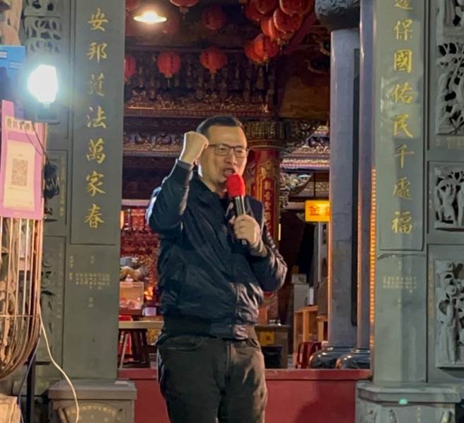 国民党副秘书长罗智强2月8日开始要一个人走400公里，兑现承诺。（资料照/陈梦茹摄）