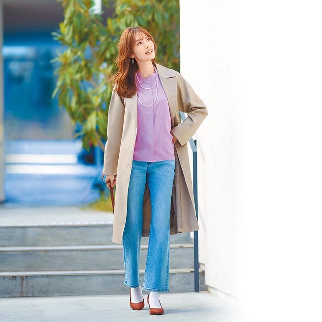 UNIQLO女装嫘萦连身袖上衣，590元。（UNIQLO提供）