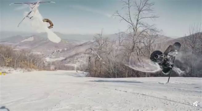 北京冬奧武俠版宣傳片讓中西文化融合。（圖/微博）