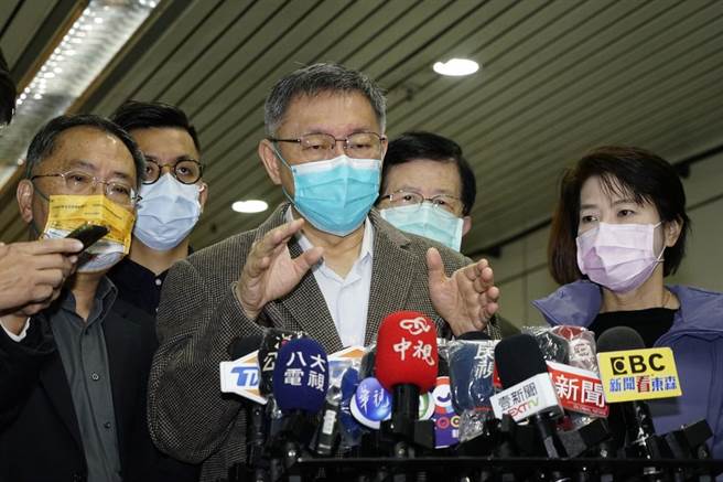 台北市长柯文哲。（台北市政府提供／张立勋台北传真）