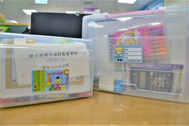 嘉义市国中小集中式特教班居家学习百宝盒，让特教生在家也能学习 。（嘉义市政府提供／廖素慧嘉市传真）