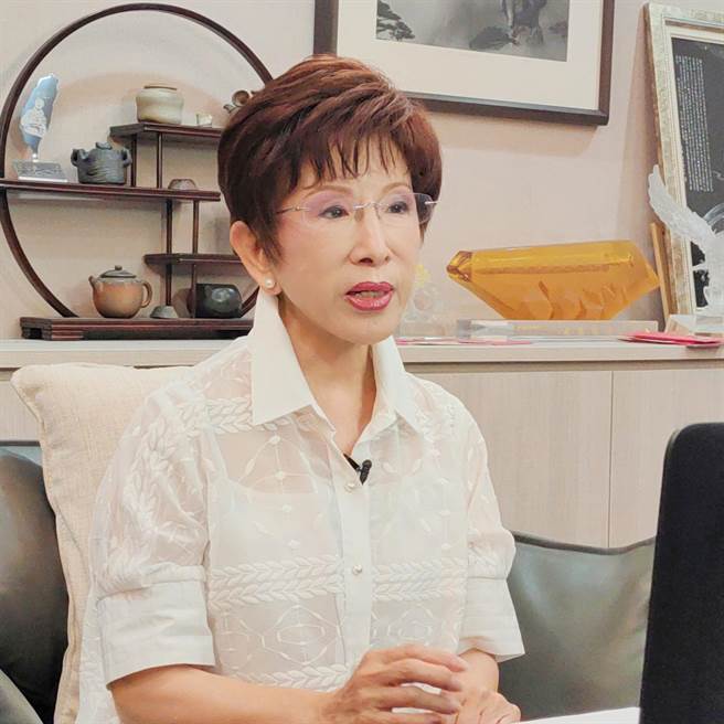 中国国民党前主席洪秀柱资料照片。（翻摄自洪秀柱脸书）