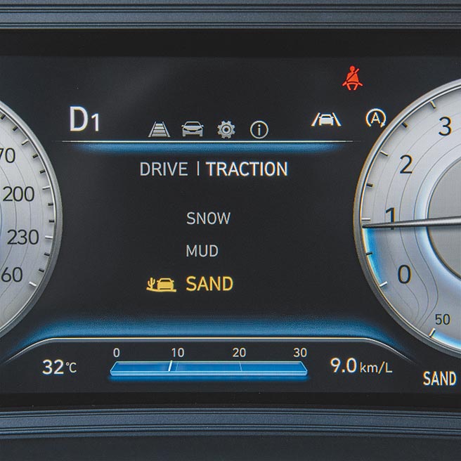 进阶多重驾驭模式切换旋钮。（陈大任摄）