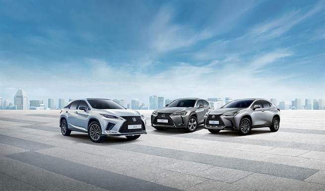 Lexus 旗下SUV車款包括UX, NX及RX均奪下各級距銷售冠軍，蟬聯豪華SUV霸主地位。（和泰汽車提供）
