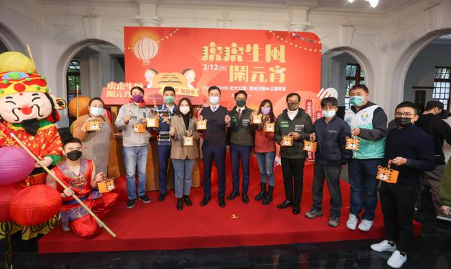 2022新竹過好年系列活動「虎虎生風鬧元宵」，12日下午將於北大公園和護城河畔熱鬧展開。（陳育賢攝）