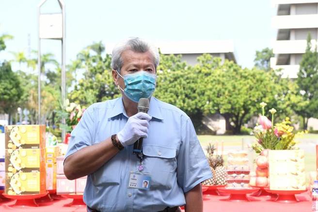 （中钢董事长翁朝栋主持新春开泰祈福典礼。图／中钢提供）