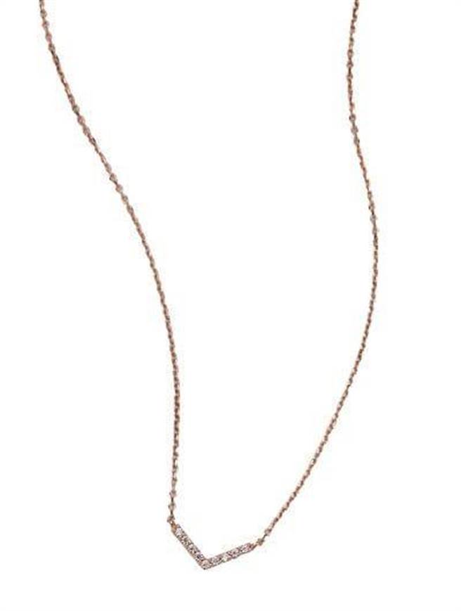 京站的Benteau经典百搭K金项炼，原价7280元，特价5680元。（京站提供）