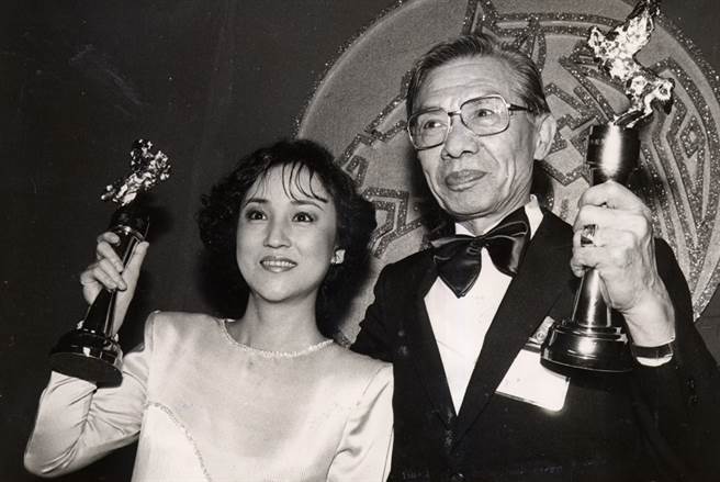 常枫《颐园飘香》及陈秋燕《油麻菜籽》在第廿一届（73年）金马奖中分别获颁男、女配角奖。（图／中时资料照片）