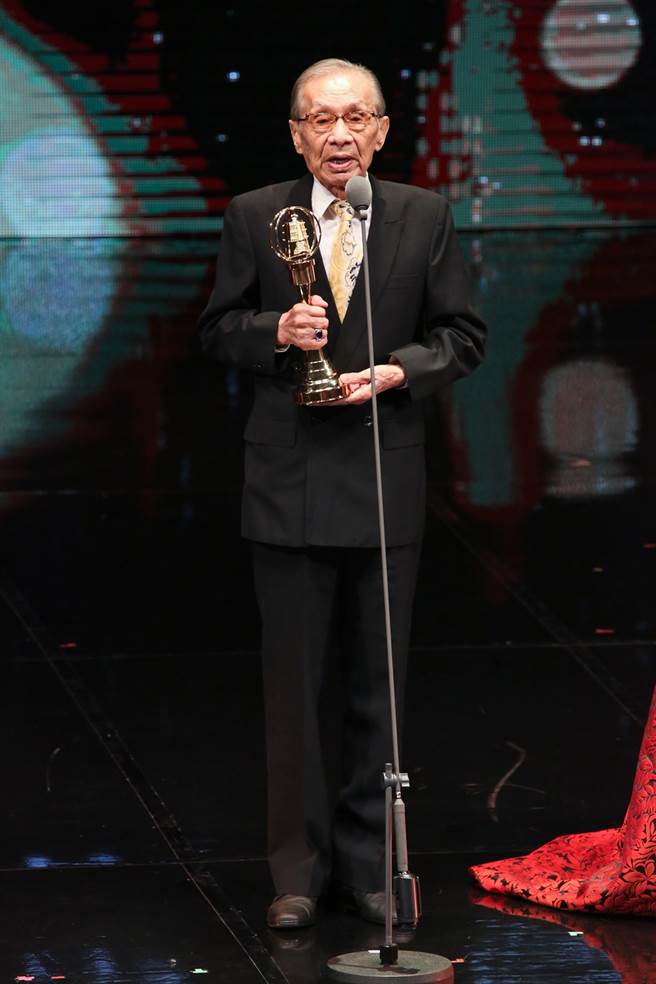 2015年常枫获得金钟奖特别贡献奖。（图／中时资料照片）