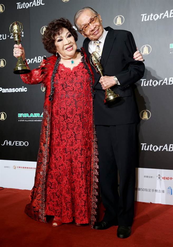 常枫和周游2015年双双获得金钟奖特别贡献奖。（图／中时资料照片）