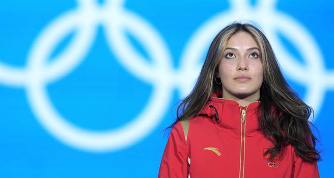 谷爱凌因转籍问题受到部分质疑(美联社资料照)