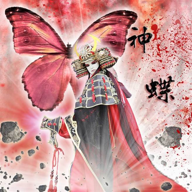 天宇布袋戏经典角色「神蝶」。（图／截取自天宇不灭脸书）