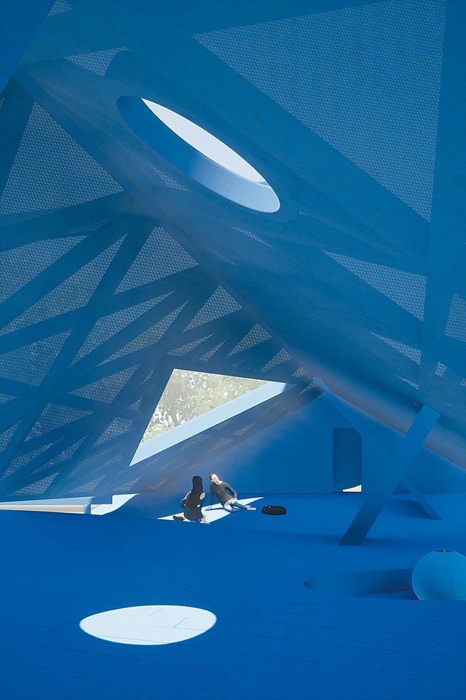 《蓝屋Blue House》示意图。（蓝屋 Blue House团队提供）