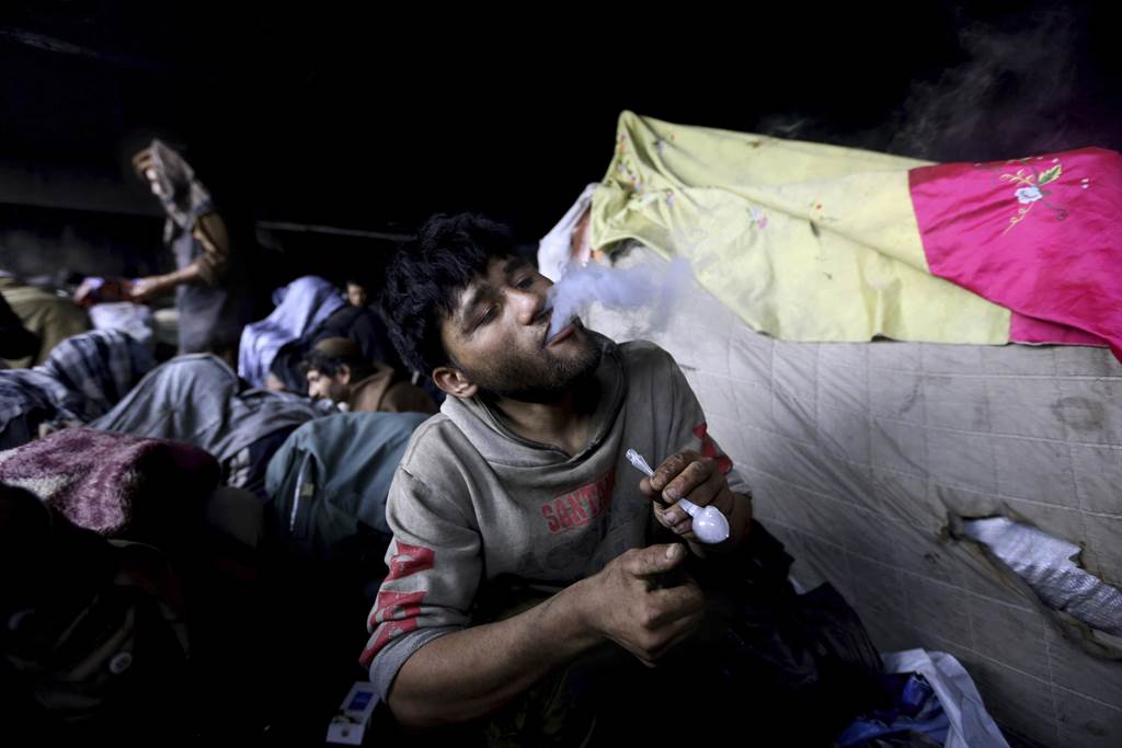 大量贩售毒品，导致阿富汗瘾君子大幅成长。(图/美联社)(photo:ChinaTimes)