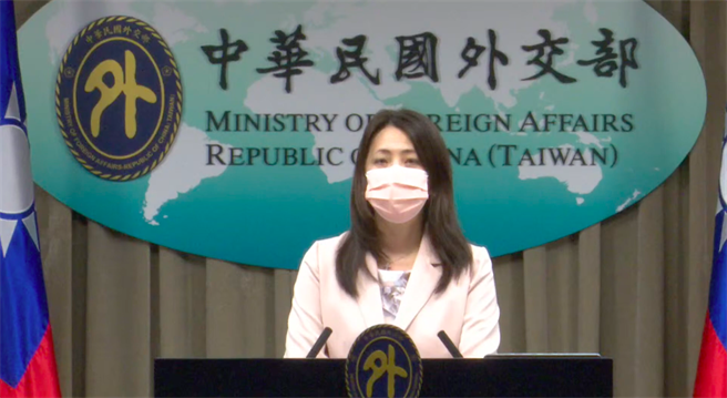 外交部发言人欧江安。（取自外交部直播）